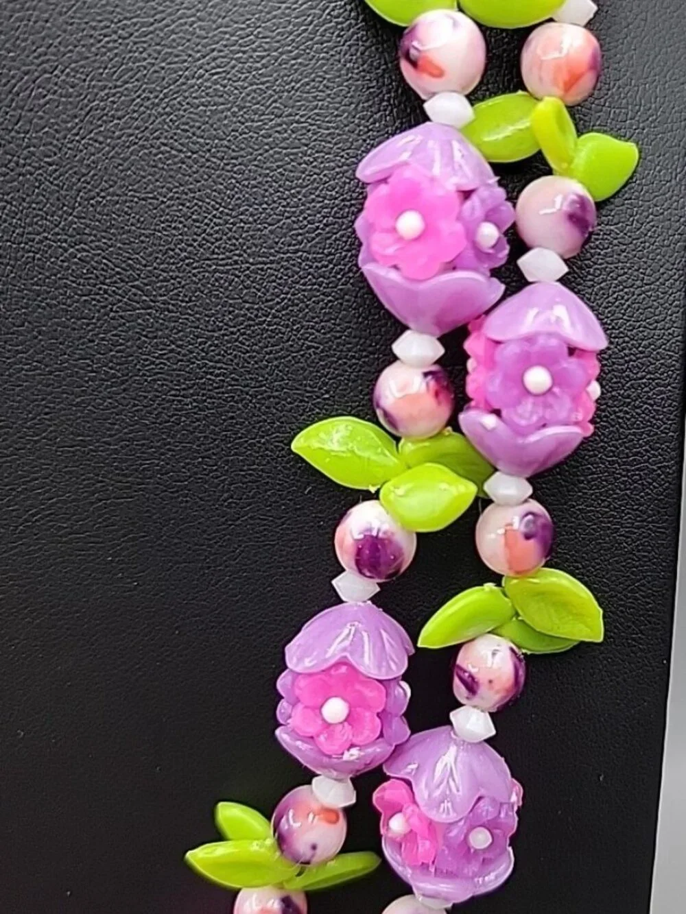 Vintage Carmen Miranda Thermoset Fruit Salad Necklace Style 48